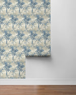 880020WR Cat Island botanical peel and stick wallpaper roll from Tommy Bahama Home