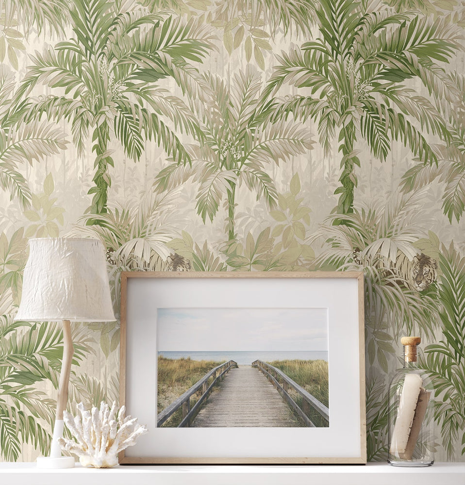 880021WR Cat Island botanical peel and stick wallpaper decor from Tommy Bahama Home