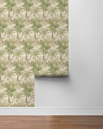 880021WR Cat Island botanical peel and stick wallpaper roll from Tommy Bahama Home