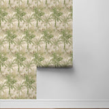 880021WR Cat Island botanical peel and stick wallpaper roll from Tommy Bahama Home