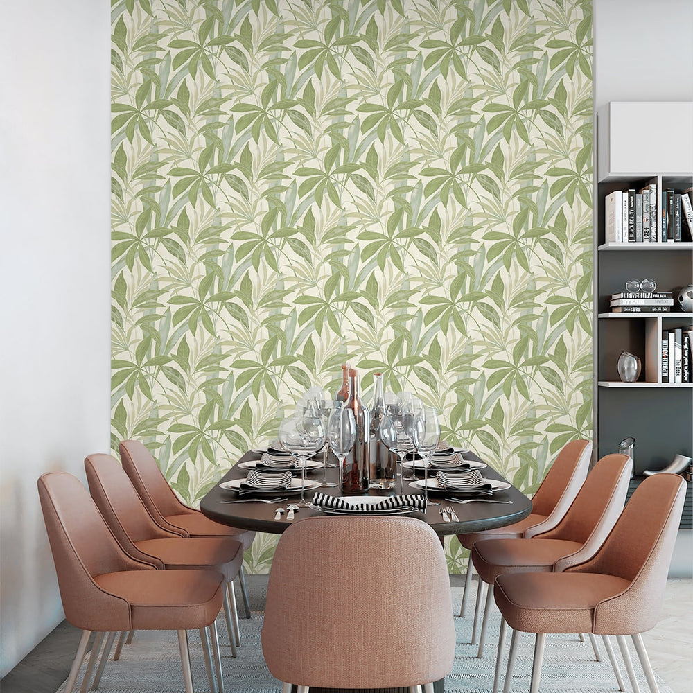 
                  
                    880030WR buena vista leaf peel and stick wallpaper dining room from Tommy Bahama Home
                  
                