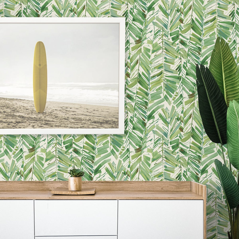 
                  
                    880040WR botanical leaf peel and stick wallpaper decor Chillin Out from Tommy Bahama Home
                  
                