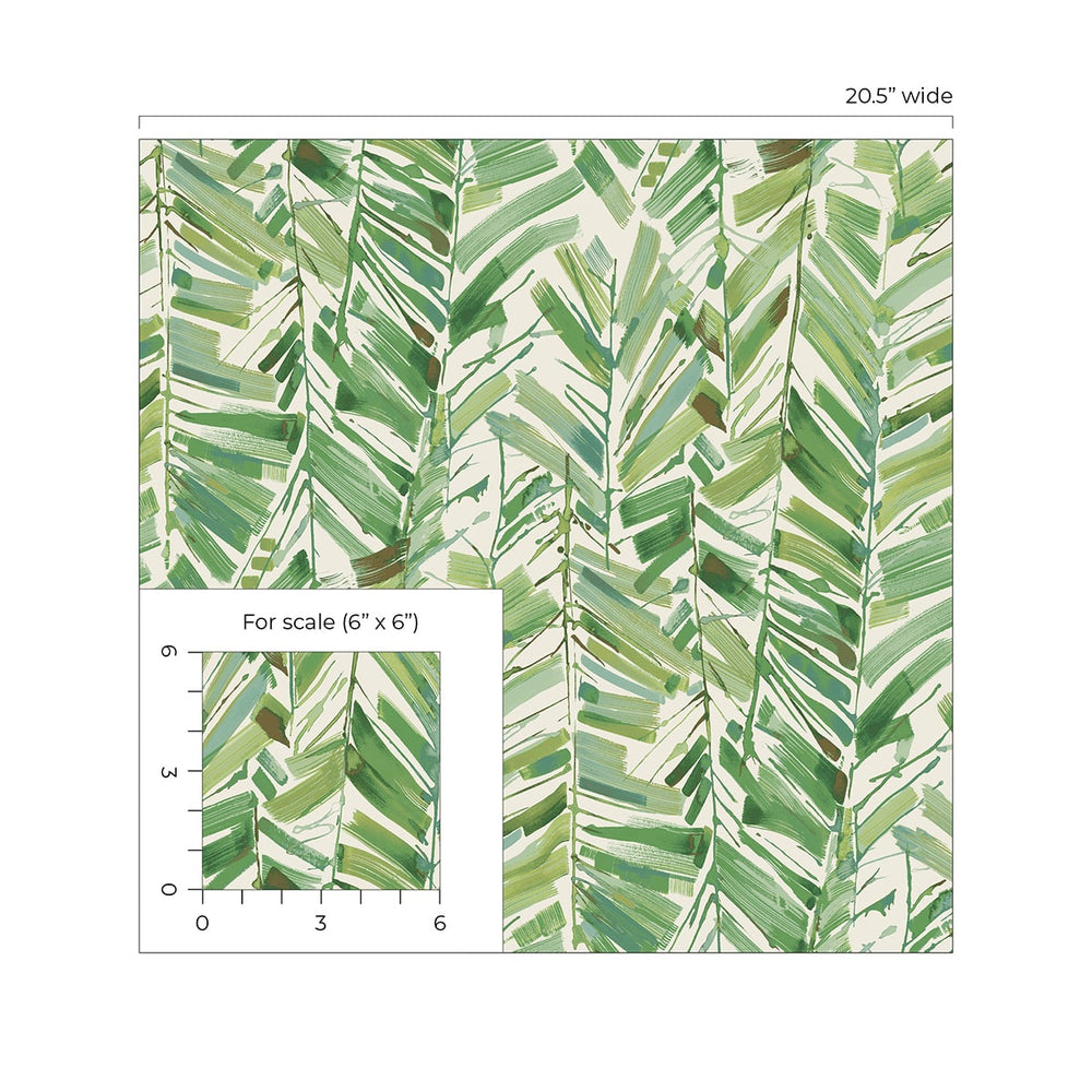 
                  
                    880040WR botanical leaf peel and stick wallpaper scale Chillin Out from Tommy Bahama Home
                  
                