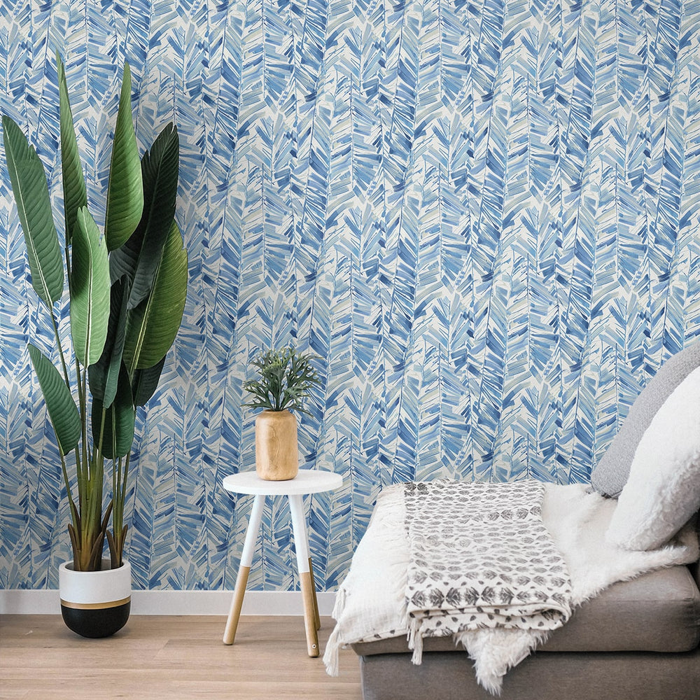 
                  
                    880041WR botanical leaf peel and stick wallpaper living room Chillin Out from Tommy Bahama Home
                  
                