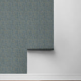 880070WR Exuma faux weave peel and stick wallpaper roll from Tommy Bahama Home