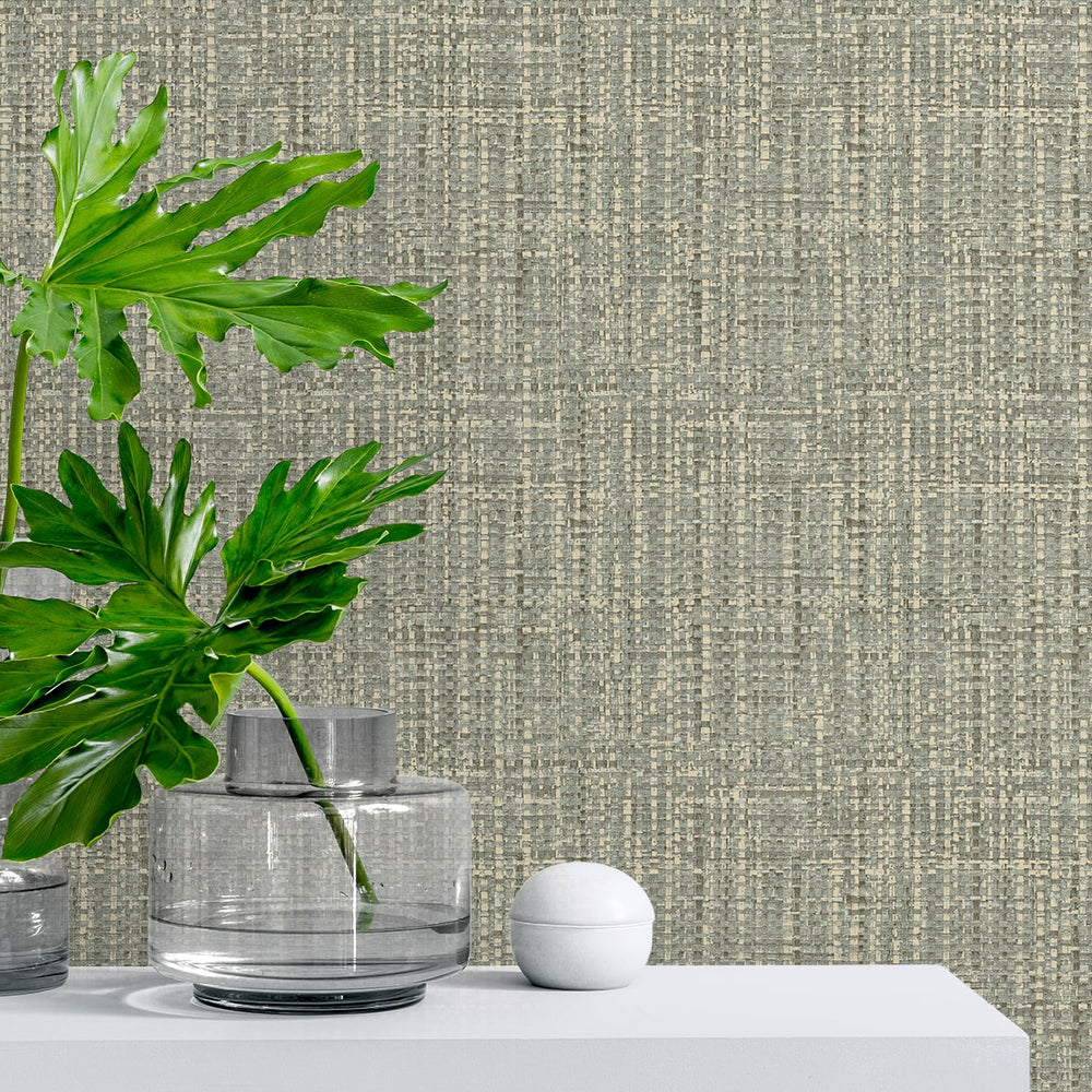 
                  
                    880071WR Exuma faux weave peel and stick wallpaper decor from Tommy Bahama Home
                  
                