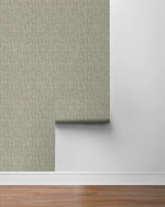 880071WR Exuma faux weave peel and stick wallpaper roll from Tommy Bahama Home
