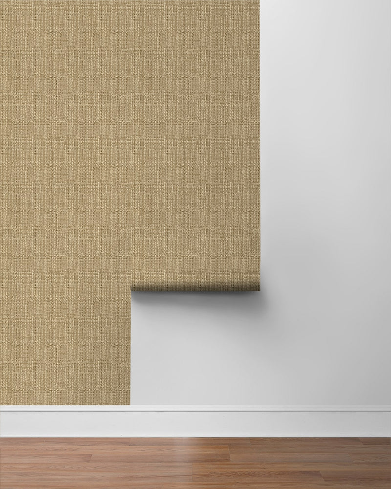 880072WR Exuma faux weave peel and stick wallpaper roll from Tommy Bahama Home