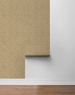 880072WR Exuma faux weave peel and stick wallpaper roll from Tommy Bahama Home