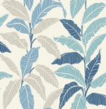 Leafy Botanical Peel and Stick Removable Wallpaper
