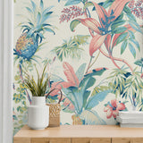 880092WR Malay Botanic peel and stick wallpaper decor from Tommy Bahama Home