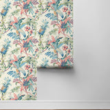 880092WR Malay Botanic peel and stick wallpaper roll from Tommy Bahama Home