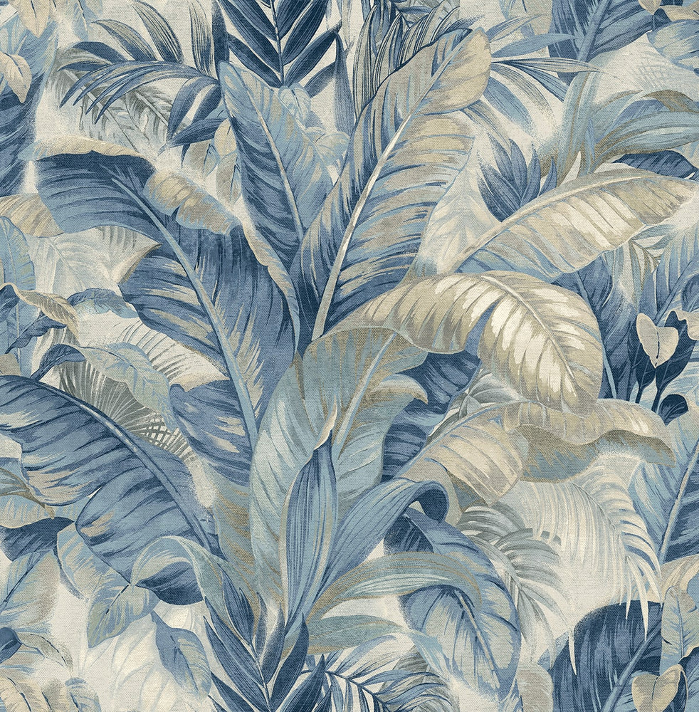 880102WR Nassau palm leaf peel and stick wallpaper from Tommy Bahama Home