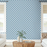 880120WR Scalloping geometric peel and stick wallpaper living room from Tommy Bahama Home