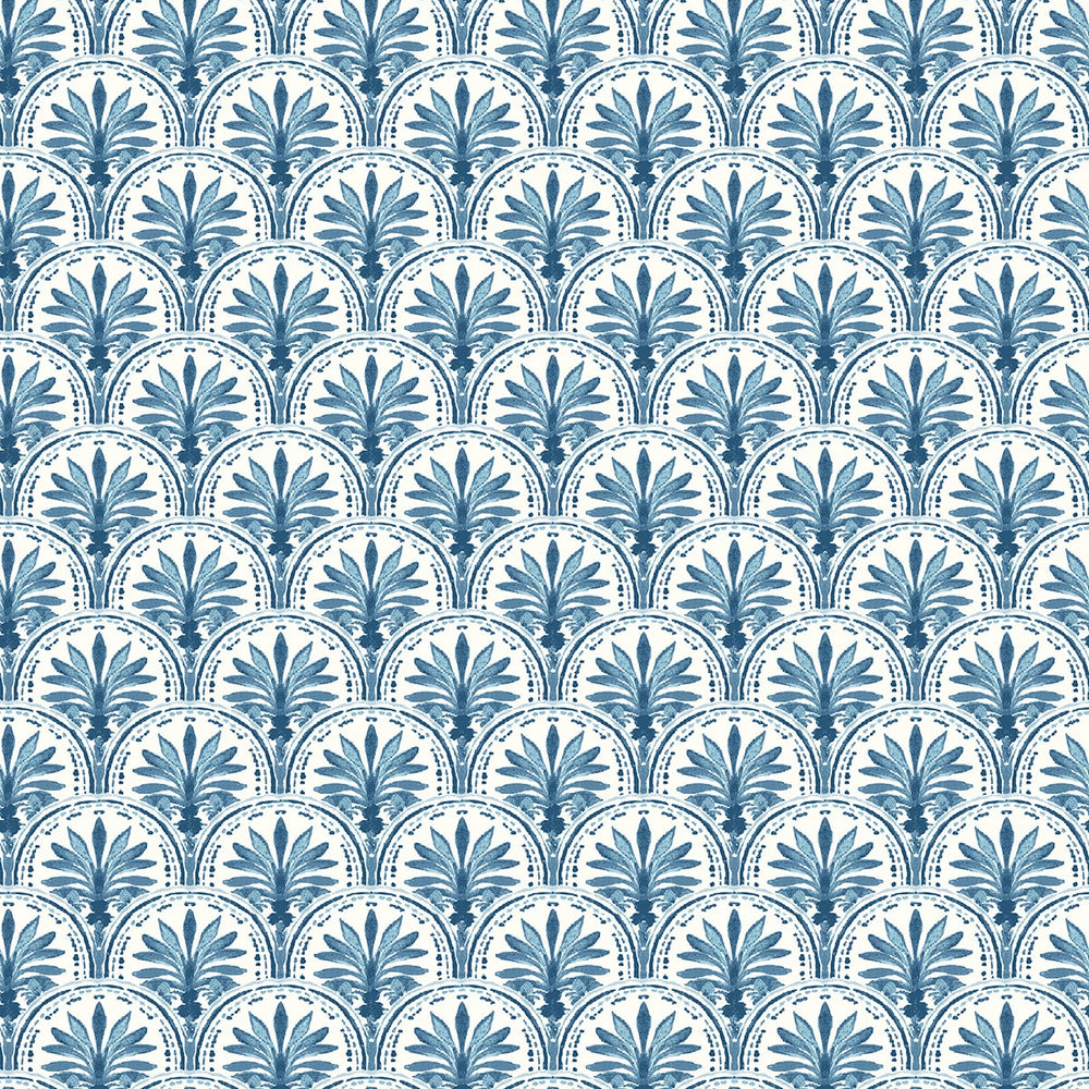 880120WR Scalloping geometric peel and stick wallpaper from Tommy Bahama Home