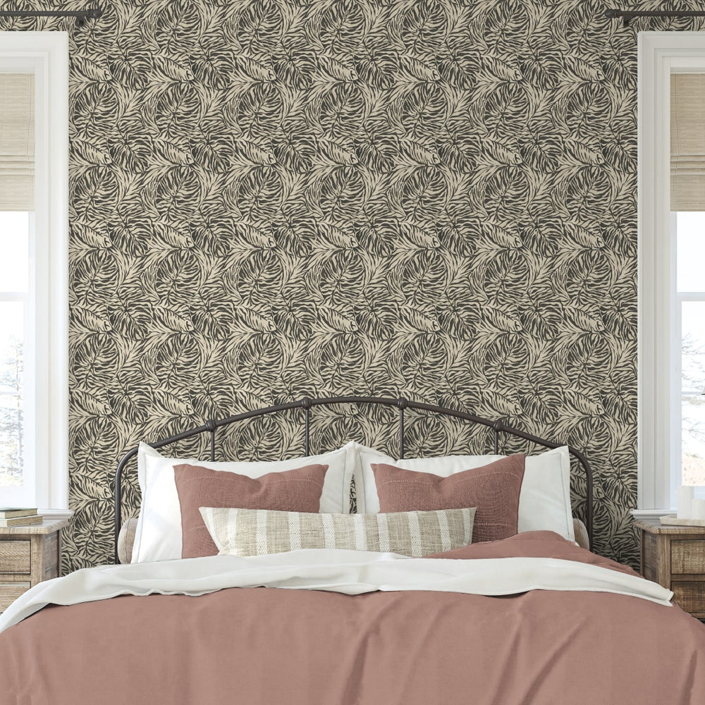 
                  
                    880160WR zebra leaf peel and stick wallpaper bedroom from Tommy Bahama Home
                  
                