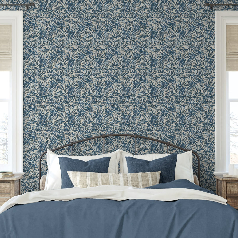 
                  
                    880161WR zebra leaf peel and stick wallpaper bedroom from Tommy Bahama Home
                  
                