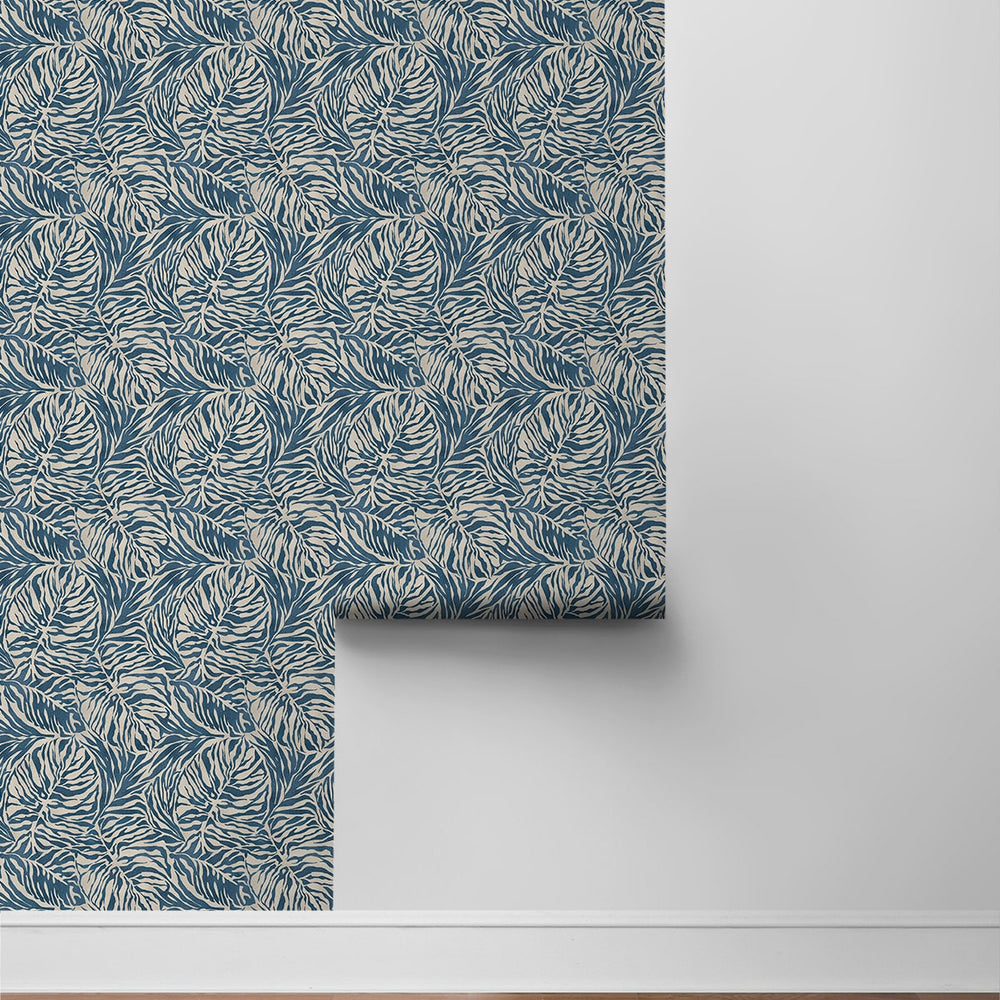 
                  
                    880161WR zebra leaf peel and stick wallpaper roll from Tommy Bahama Home
                  
                