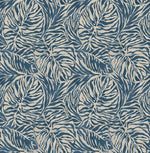 880161WR zebra leaf peel and stick wallpaper from Tommy Bahama Home
