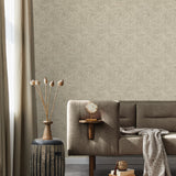 880162WR zebra leaf peel and stick wallpaper living room from Tommy Bahama Home
