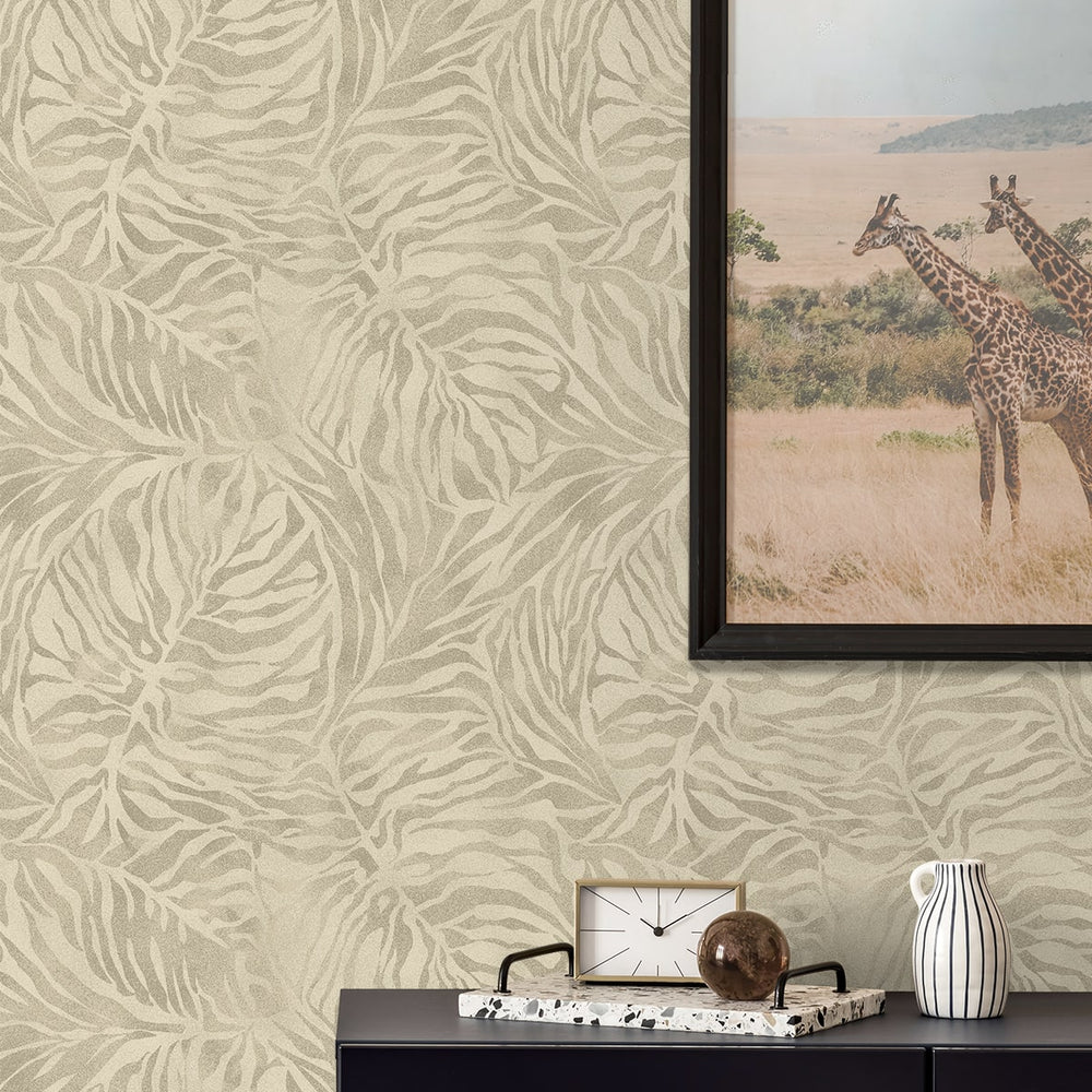 
                  
                    880162WR zebra leaf peel and stick wallpaper decor from Tommy Bahama Home
                  
                