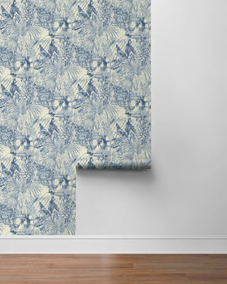 880300WR Porto Santo Scenic Peel and Stick Removable Wallpaper roll from Say Decor