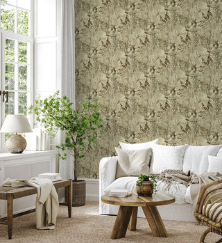 880301WR Porto Santo Scenic Peel and Stick Removable Wallpaper living room from Say Decor