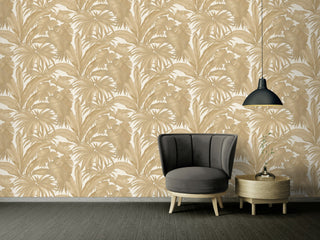 962404X Paragon Palm unpasted vinyl wallpaper living room from Versace