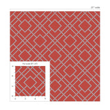 AF41401 geometric lattice wallpaper scale from Seabrook Designs