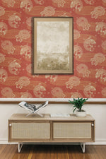 AF40606 koi fish wallpaper entryway from Seabrook Designs