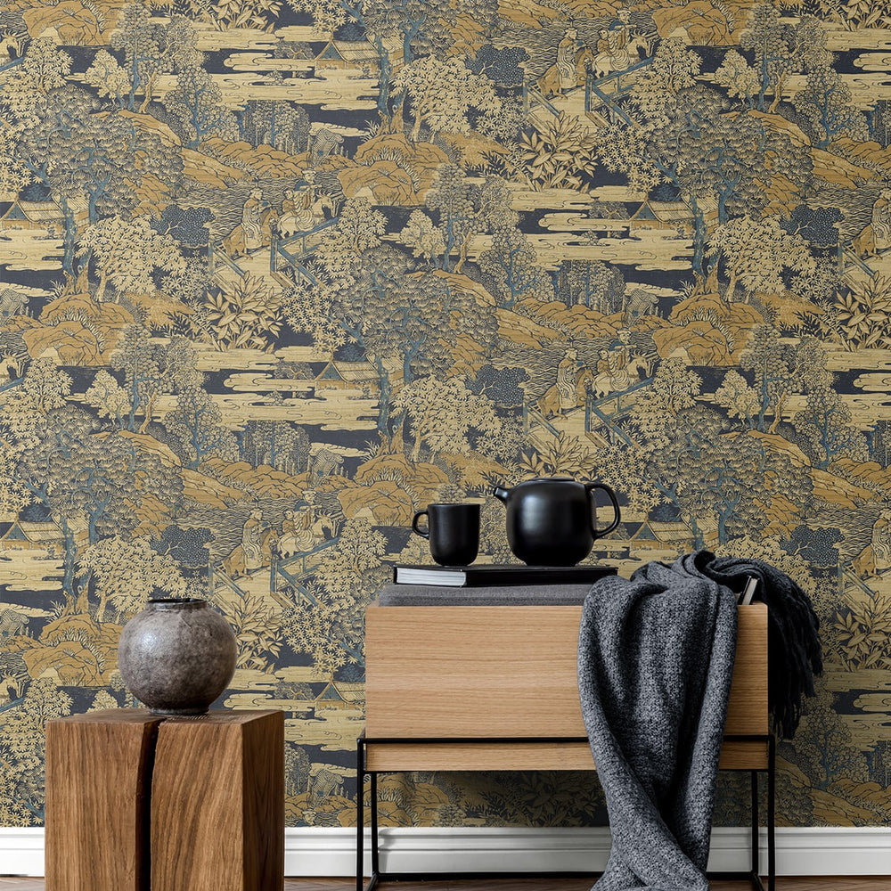 
                  
                    AF40805 toile wallpaper entryway from Seabrook Designs
                  
                