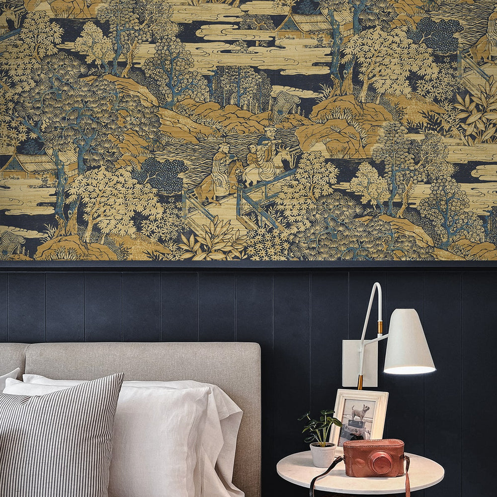 
                  
                    AF40805 toile wallpaper bedroom from Seabrook Designs
                  
                