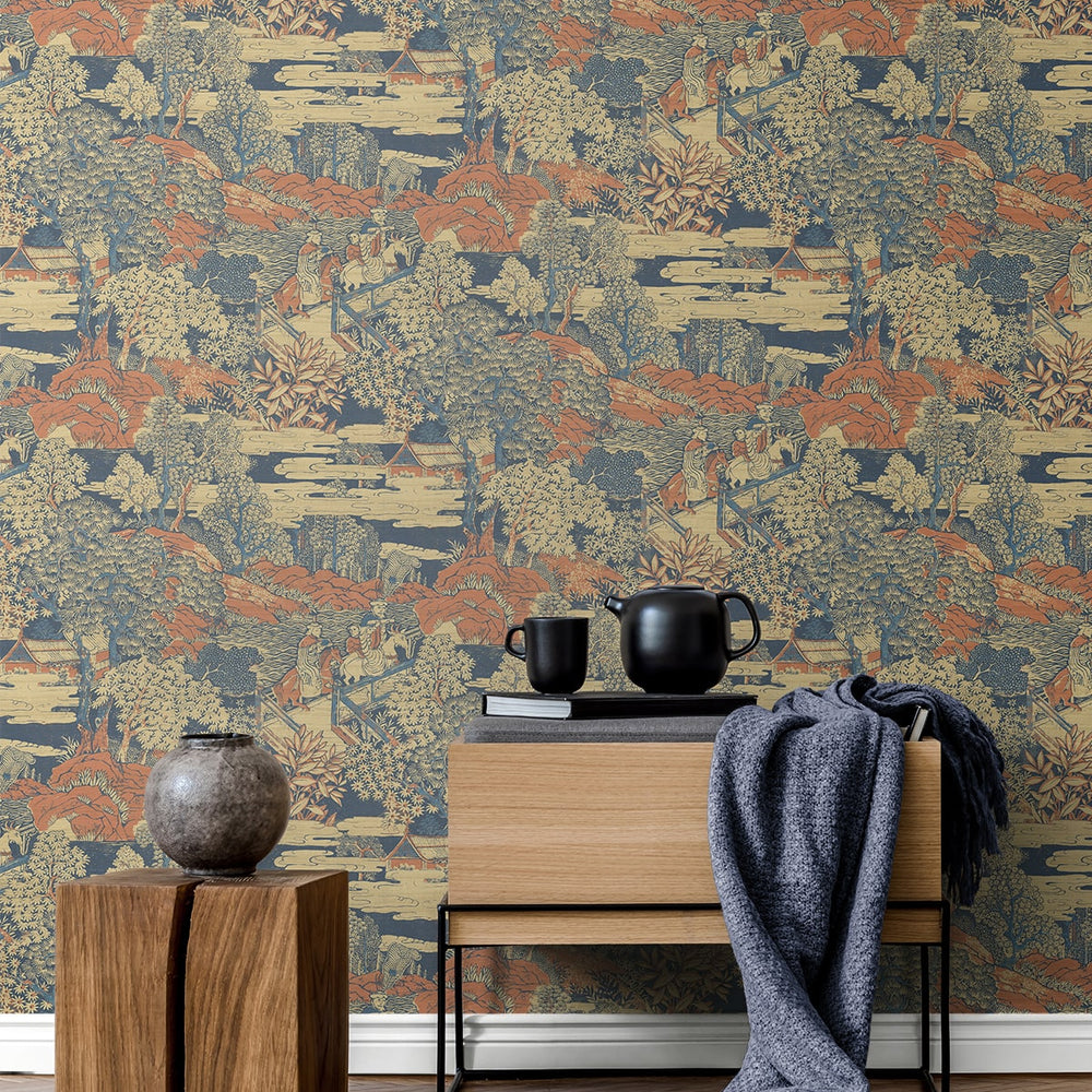 
                  
                    AF40806 toile wallpaper entryway from Seabrook Designs
                  
                