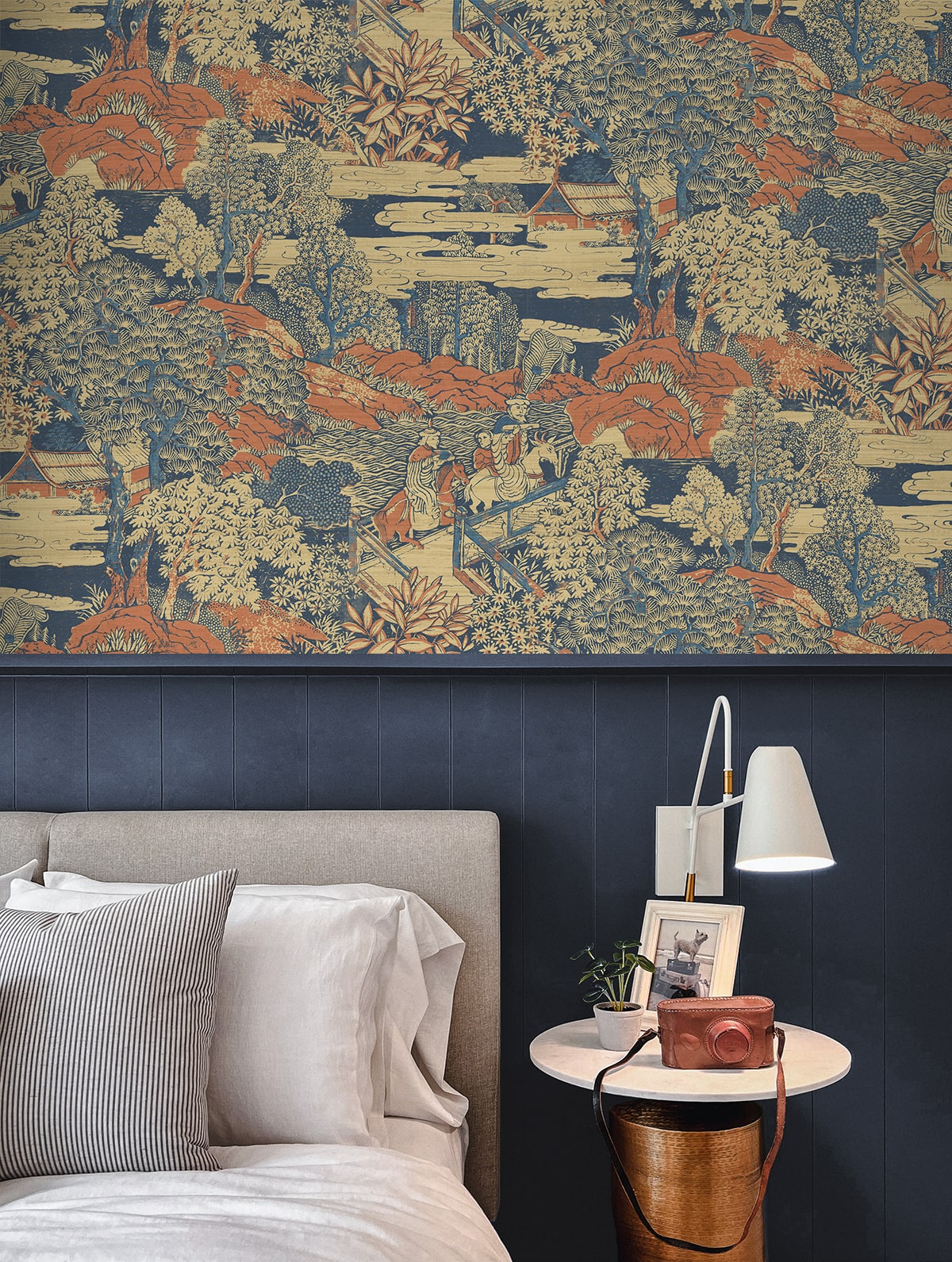 Tory Garden Scenic Toile Unpasted Wallpaper – Say Decor LLC