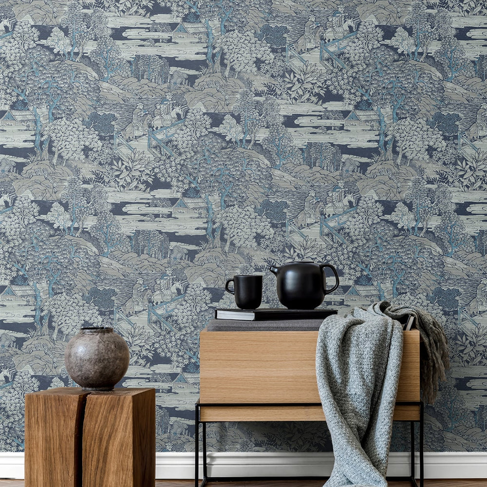 
                  
                    AF40808 toile wallpaper entryway from Seabrook Designs
                  
                
