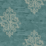 AF41104 damask unpasted wallpaper from Seabrook Designs