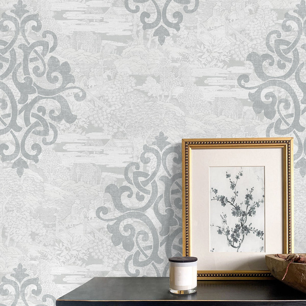 
                  
                    AF41108 damask unpasted wallpaper decor from Seabrook Designs
                  
                