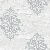 AF41108 damask unpasted wallpaper from Seabrook Designs