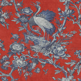 AF41301 crane toile unpasted wallpaper from Seabrook Designs