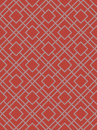 AF41401 geometric lattice wallpaper from Seabrook Designs
