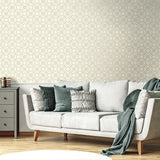 AF41405 geometric lattice wallpaper living room from Seabrook Designs