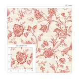 AF41501 chinoiserie wallpaper scale from Seabrook Designs
