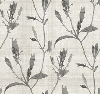 AG60600 Bali Tropical Banyu Botanical Embossed Vinyl Unpasted Wallpaper from Say Decor