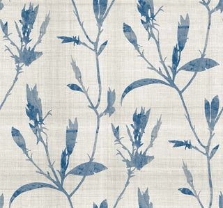 AG60602 Bali Tropical Banyu Botanical Embossed Vinyl Unpasted Wallpaper from Say Decor