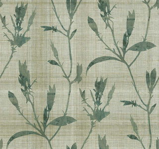 AG60604 Bali Tropical Banyu Botanical Embossed Vinyl Unpasted Wallpaper from Say Decor