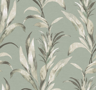 AG60704 Bali Tropical Padma Botanical Embossed Vinyl Unpasted Wallpaper at Say Decor