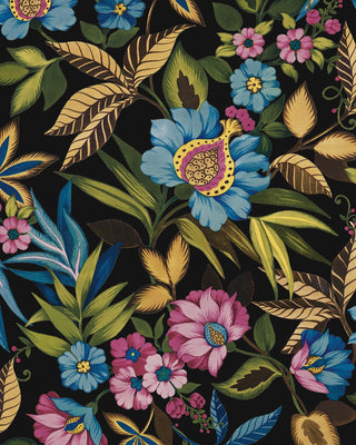 AG61600 Bali Tropical Raya Tropical Floral Mylar Unpasted Wallpaper at Say Decor