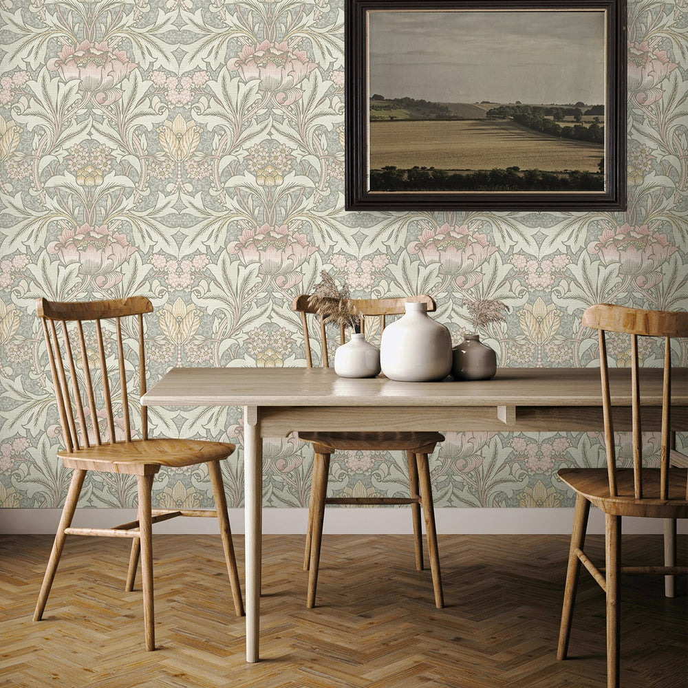 
                  
                    BM60101 Morris flower arts and crafts wallpaper dining room from Say Decor
                  
                