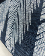 SC21602 palm leaf grasscloth wallpaper detail from the Summer House collection by Seabrook Designs