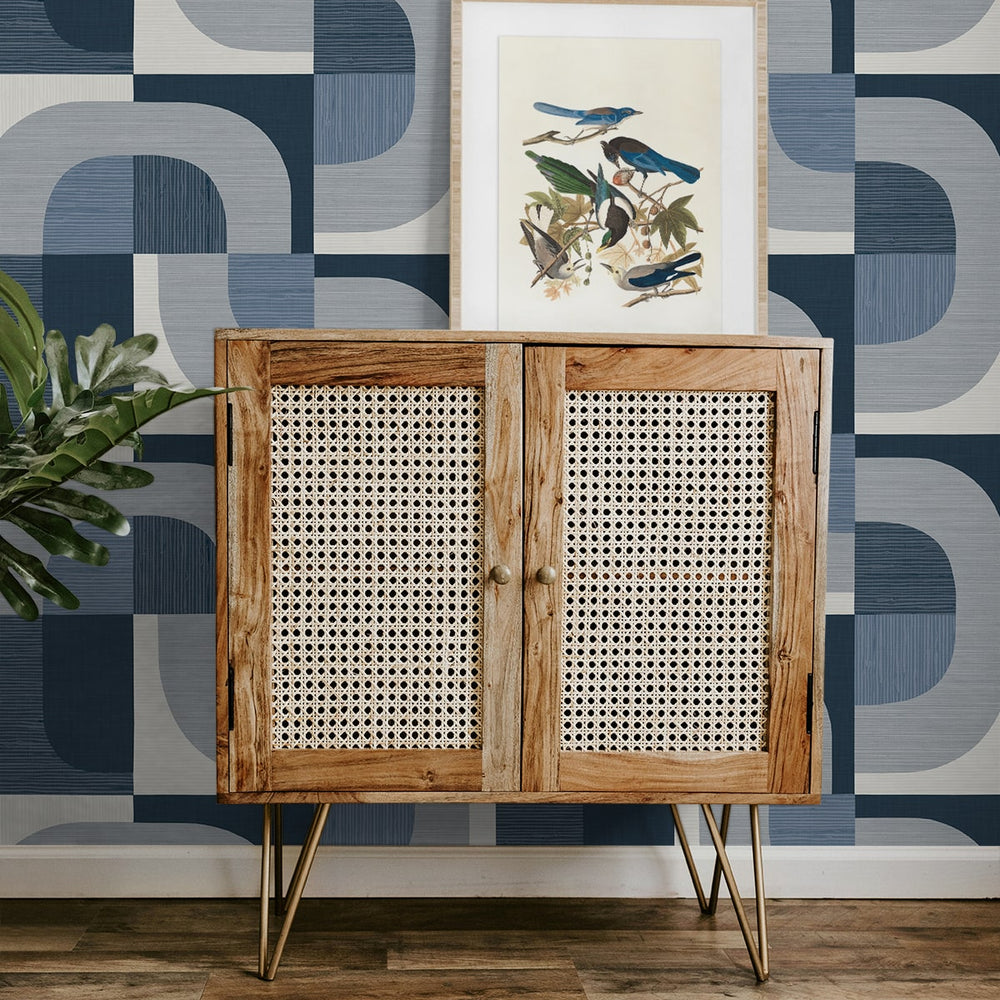 
                  
                    CP90102 geometric textured vinyl wallpaper entryway from the A Lot More Textures collection by Seabrook Designs
                  
                